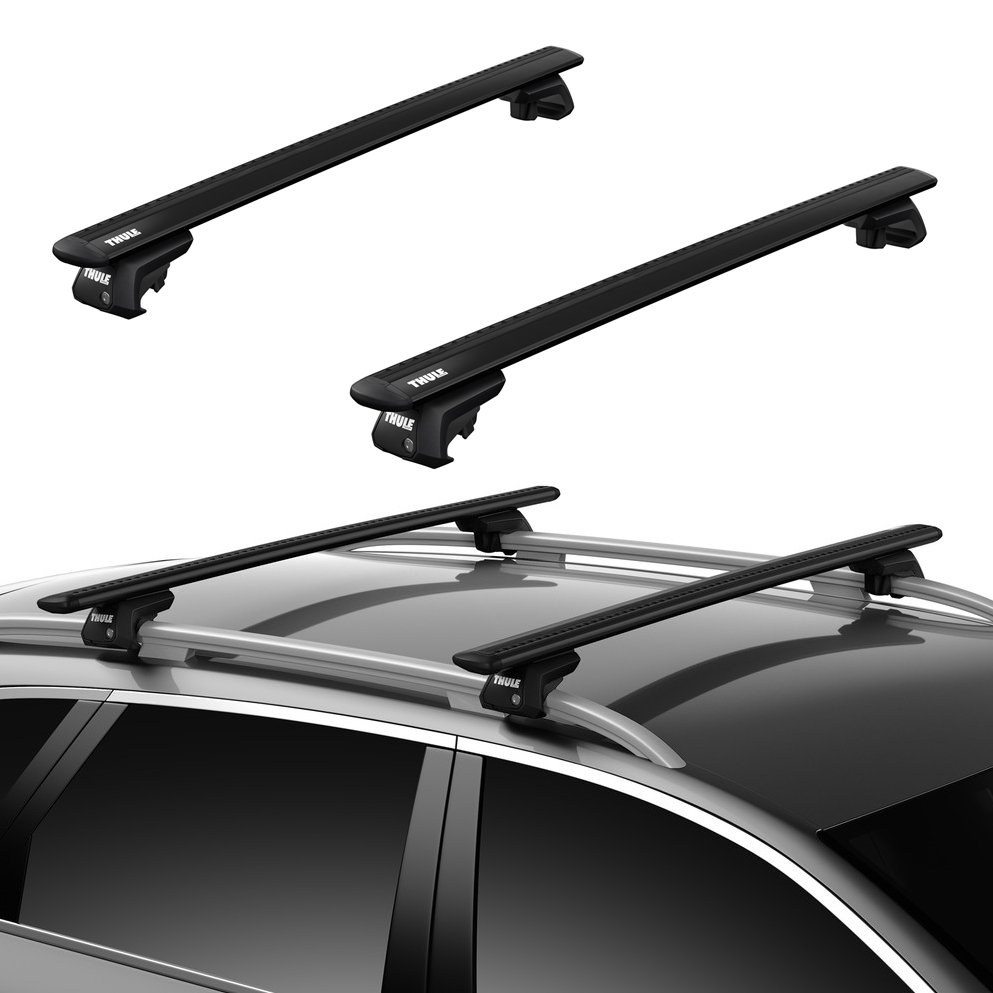 Rack Travessa Thule Evo Wingbar Para Teto Cor Black