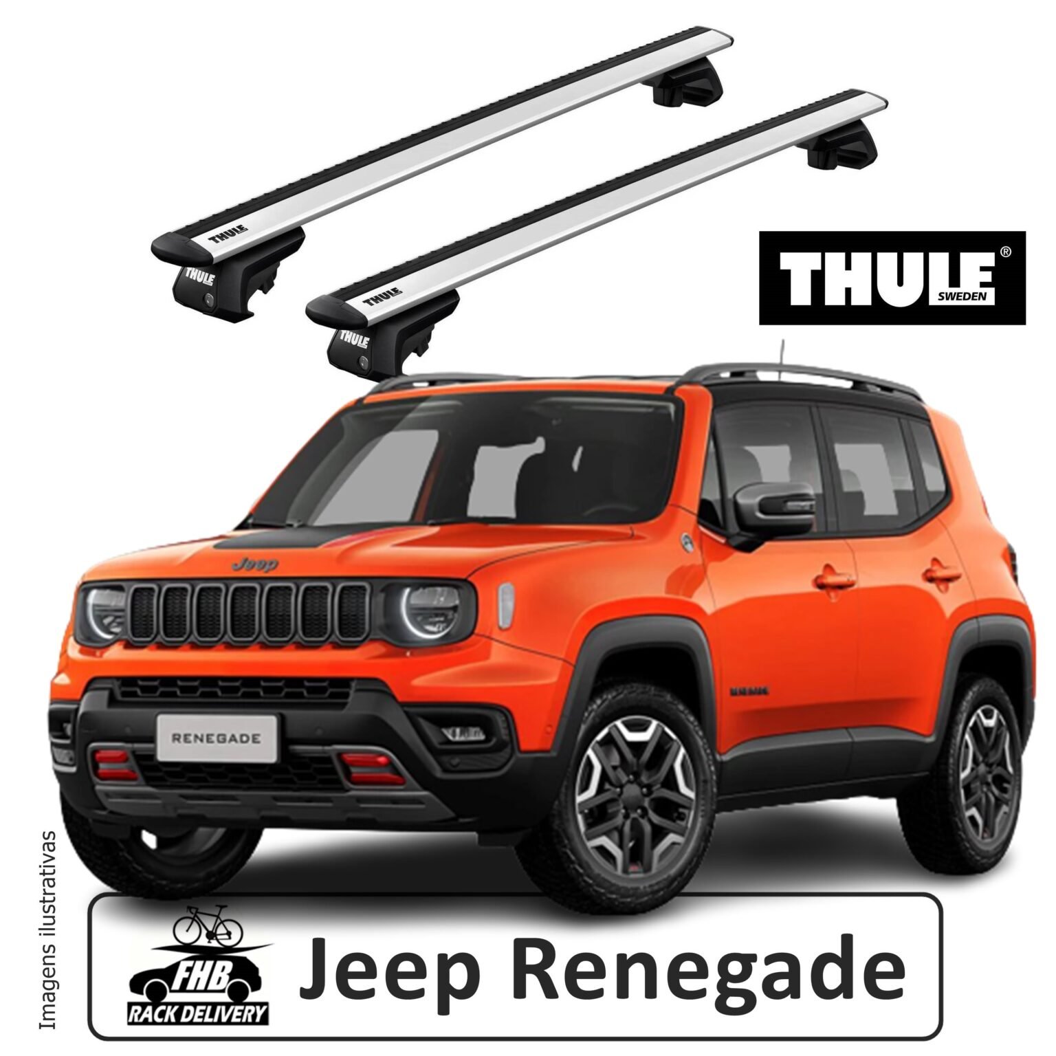 Rack De Teto Tiguan Allspace Thule Wingbar Prata