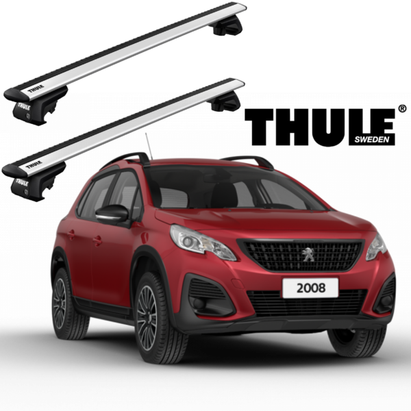 Rack de Teto Thule WingBar para Peugeot 2008 - 2016 a 2019