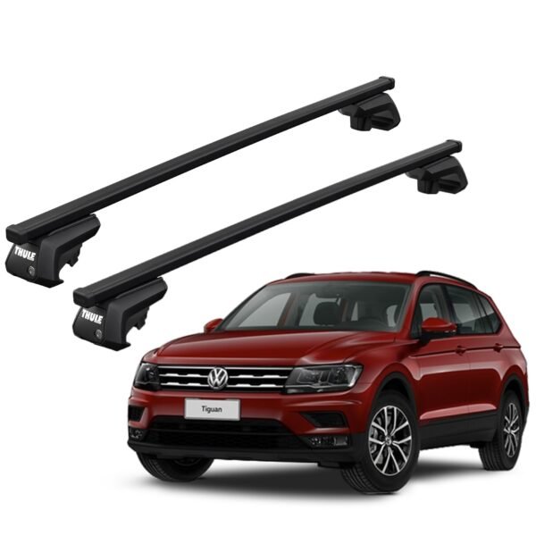 Rack de Teto Thule Evo SquareBar para Tiguan Allspace 2019