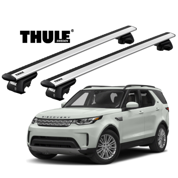 Rack de Teto Land Rover Discovery Sport SUV 2015> Thule WingBar Prata