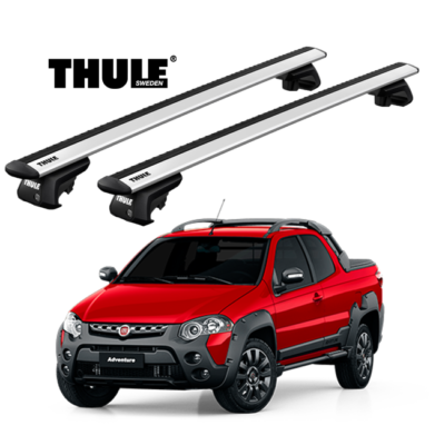 Rack de Teto Thule Fiat Strada Adventure 2016 - WingBar Evo