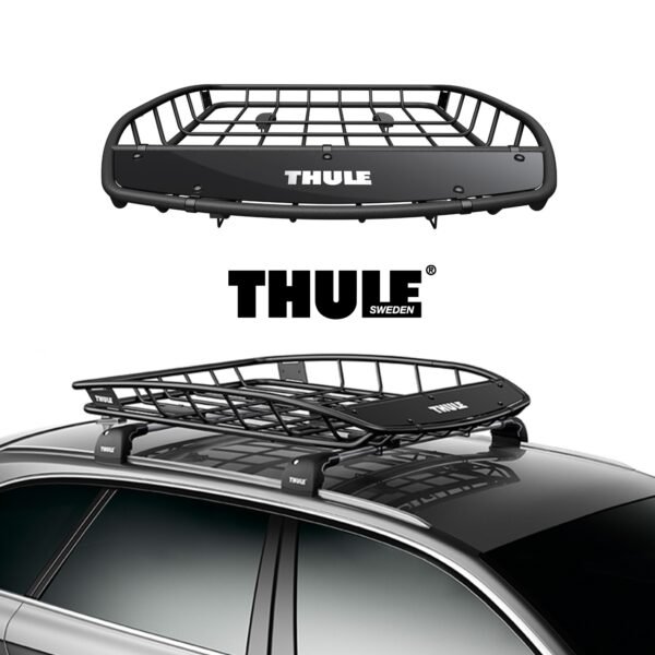 Bagageiro de Teto Aberto Thule Canyon XT - Modelo Gradeado Preto
