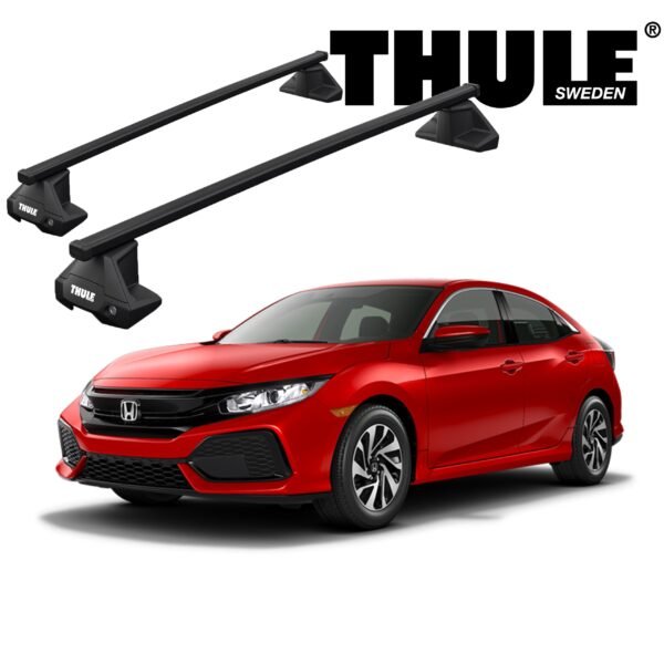 Rack Bagageiro de Teto Squarebar para Novo Honda Civic 2016>