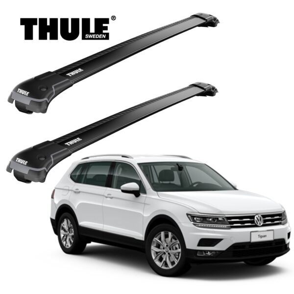 Rack Thule Edge WingBar Black para Tiguan Allspace 2019>