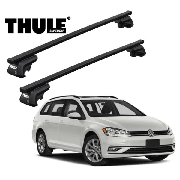 Rack de Teto Thule SquareBar Para Jetta Variant 2016>