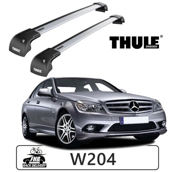Rack de Teto Thule para Mercedes Benz C Klasse (W204) Sedan 07-13