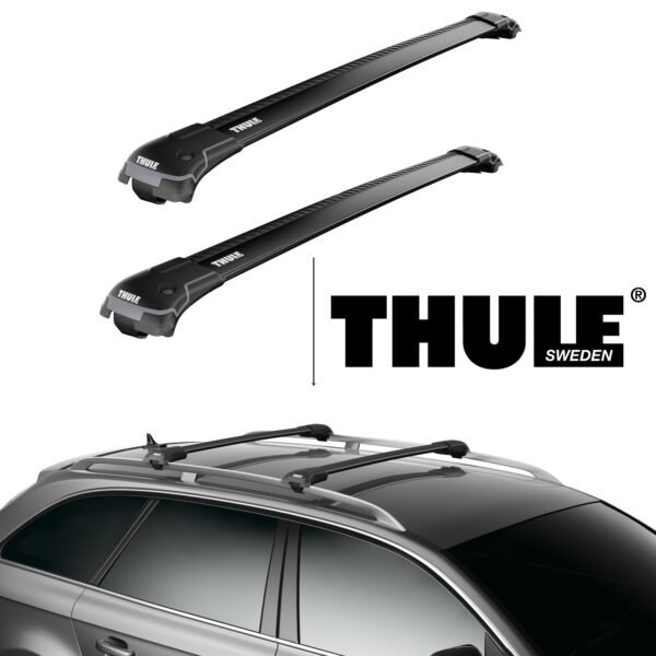 Rack de Teto Thule WingBar Edge Integrada Preta 9581B