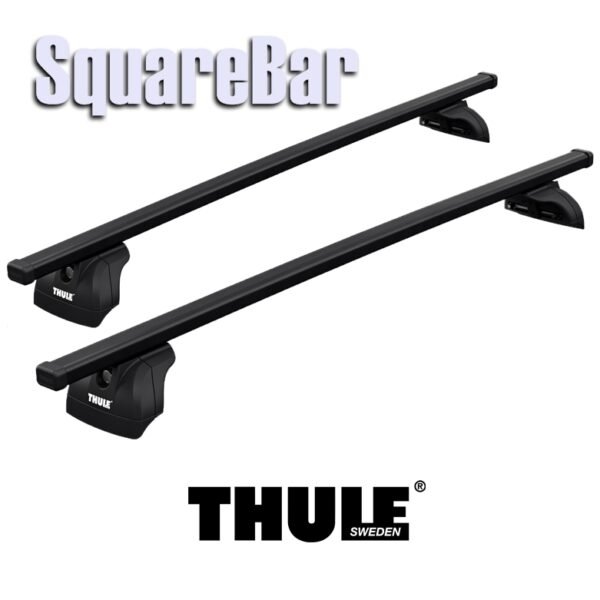 Rack de Teto Thule SquareBar para Toyota Hilux SW4 SUV 2018