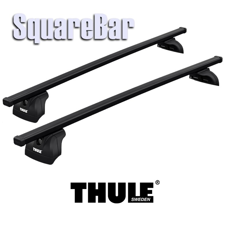 Rack de Teto Thule SquareBar para Toyota Hilux SW4 SUV 2019