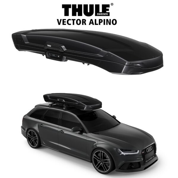 Bagageiro Maleiro de Teto Thule Vector Alpino 380 Litros