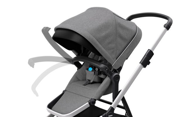 Carrinho para Bebê Conforto Thule Sleek Gray Melange 11000001 - Image 10