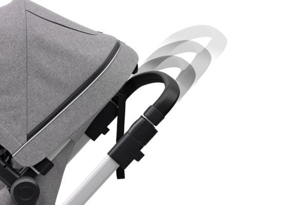 Carrinho para Bebê Conforto Thule Sleek Gray Melange 11000001 - Image 3
