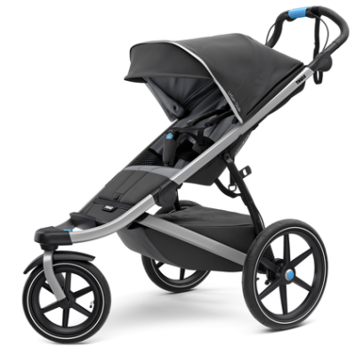 Carrinho Esportivo Passeio Thule Urban Glide 2 Dark Shadow + Glide Bumper Bar Brinde
