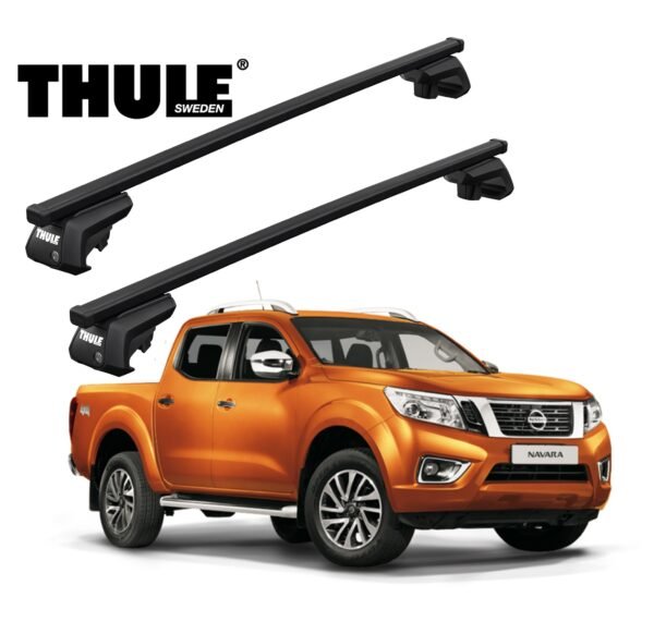 Rack de Teto Thule Evo SquareBar para Nissan Frontier 2017-2019