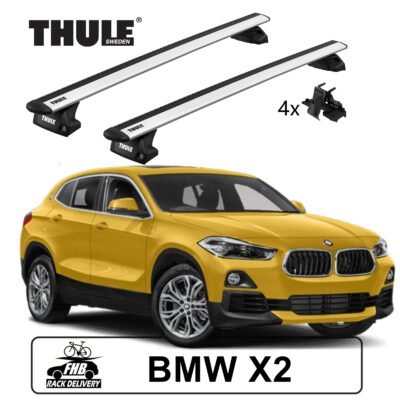 Rack Thule Evo WingBar Evo Flush Rail 7106 para BMW X2 2018-2020