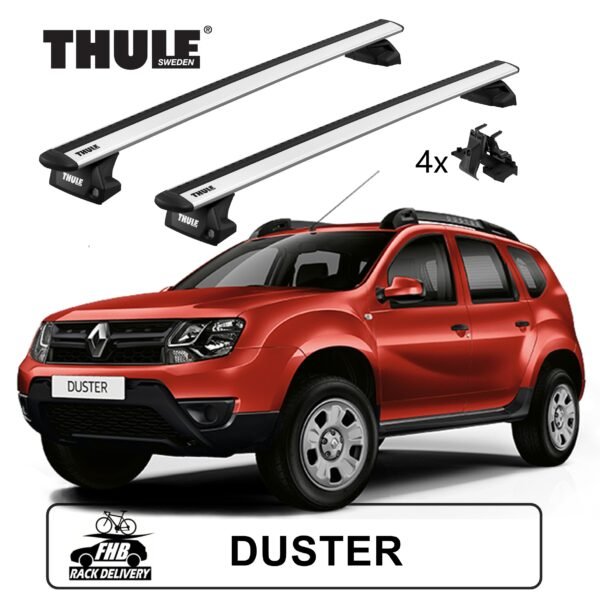 Rack Thule WingBar Evo Flush Rail 7106 para Renault Duster SUV 2016-2020