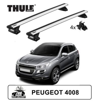 Thule Evo WingBar Evo Flush Rail 7106 para Peugeot 4008 SUV 2012>