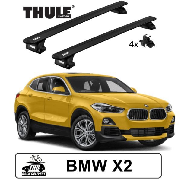 Rack Thule Evo WingBar Black Evo para BMW X2 2018-2020