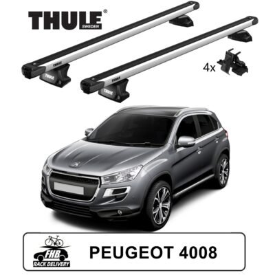 Rack Thule Evo SlideBar para Peugeot 4008 SUV 2012>