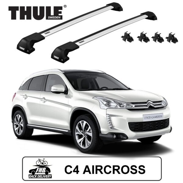 Rack Thule Edge Flush Rail 7206 para Citroen C4 Aircross SUV 2012>
