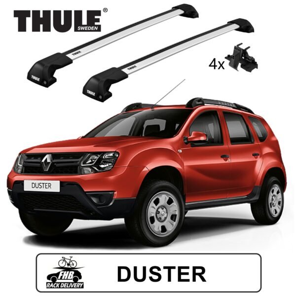 Rack Thule Edge Flush Rail 7206 para Renault Duster SUV 2016-2020