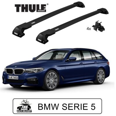 Rack Thule Edge Black Flush Rail 7206 para BMW Serie Touring 2017>