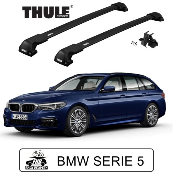 Rack Thule Edge Black Flush Rail 7206 para BMW Serie Touring 2017>