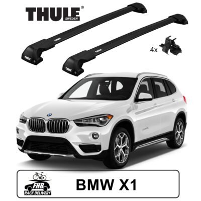 Rack Thule Edge Black Flush Rail 7206 para BMW X1 2016-2020