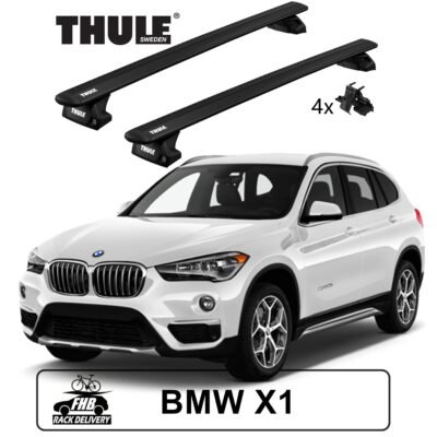 Rack Thule Evo WingBar Black Evo para BMW X1 2016-2020