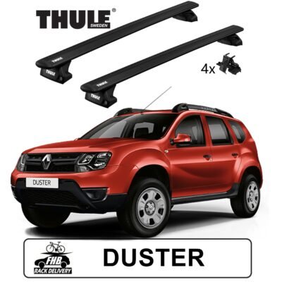 Rack Thule Evo WingBar Black Evo para Renault Duster SUV 2016-2020
