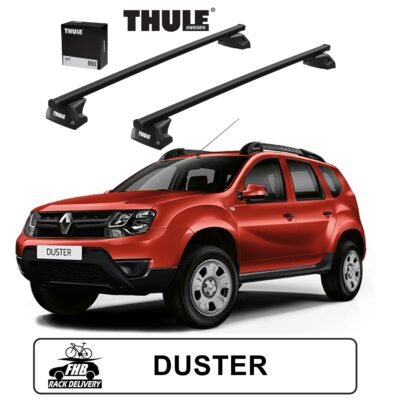 Rack Thule SquareBar Evo Flush Rail 7106 para Renault Duster SUV 2016-2020