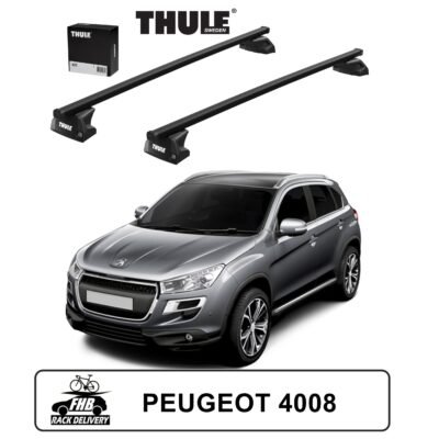 Thule SquareBar Evo Flush Rail 7106 para Peugeot 4008 SUV 2012>