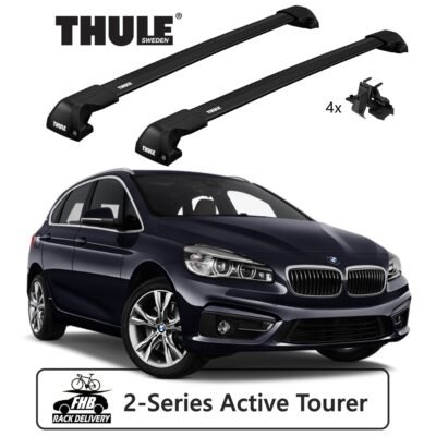 Rack Thule Edge Black Flush Rail 7206 para BMW 2-Series Active Tourer 2014>