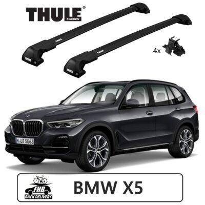 Rack Thule Edge Black Flush Rail 7206 para BMW X5 2014-2019