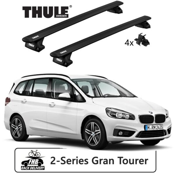 Rack Thule Evo WingBar Black Evo para BMW 2-Series Gran Tourer MPV 2015>