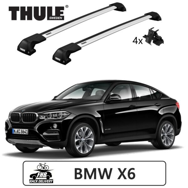 Rack Thule Edge Flush Rail 7206 para BMW X6 SUV 2015 - 2020
