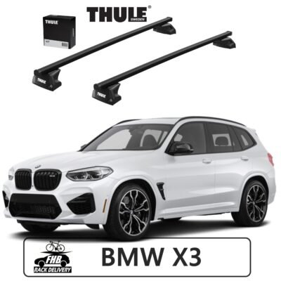 Rack Thule SquareBar Evo Flush Rail 7106 para BMW X3 2018>