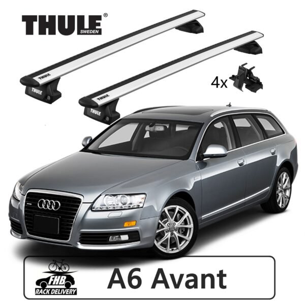 Rack Thule Evo WingBar Evo Flush Rail 7106 para AUDI A6 Avant 05-10