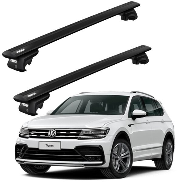 Rack de Teto Tiguan Allspace 19-20 Thule WingBar Black