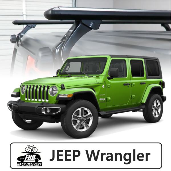 Rack Thule Evo WingBar Black para JEEP Wrangler 2010 em Diante