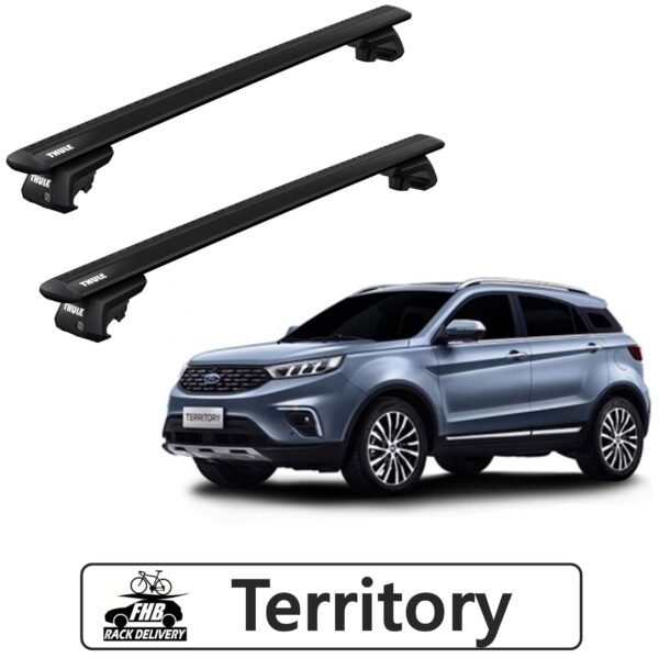 Rack de Teto Thule WingBar Black Ford Territory 2020