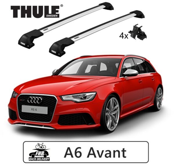 Rack Thule Edge Flush Rail 7206 para AUDI A6 Avant 11-18