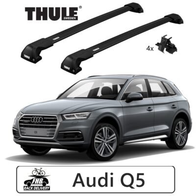 Rack Thule Edge Black Flush Rail 7206 para AUDI Q5-08-15, 16