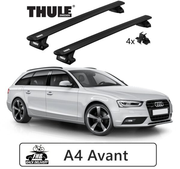 Rack Thule Evo WingBar Black Evo para AUDI A4 08-15, 16-