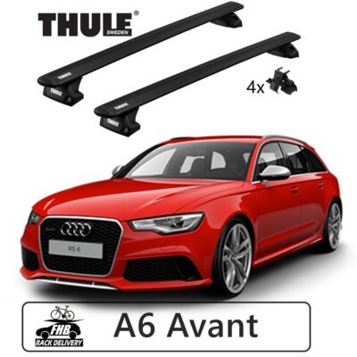 Rack Thule Evo WingBar Black Evo para AUDI A6 Avant 11-18