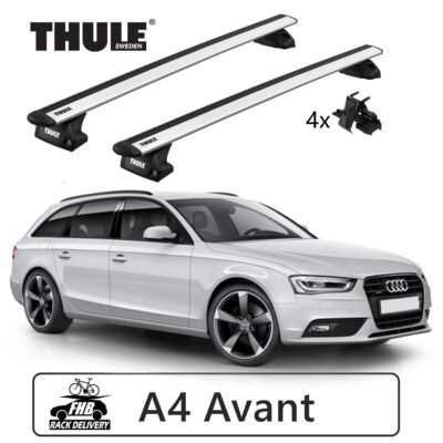 Rack Thule Evo WingBar Evo Flush Rail 7106 para AUDI A4 08-15, 16-