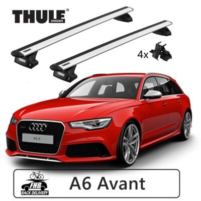Rack Thule Evo WingBar Evo Flush Rail 7106 para AUDI A6 Avant 11-18