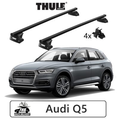 Rack Thule SquareBar Evo Flush Rail 7106 para AUDI Q5-08-15, 16
