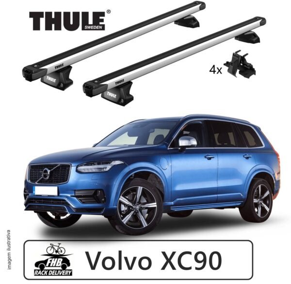 Rack Thule Evo SlideBar para Volvo XC90 2015